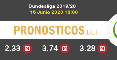 Monchengladbach Wolfsburgo Pronostico 16/06/2020 4