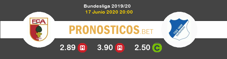 FC Augsburg Hoffenheim Pronostico 17/06/2020 1