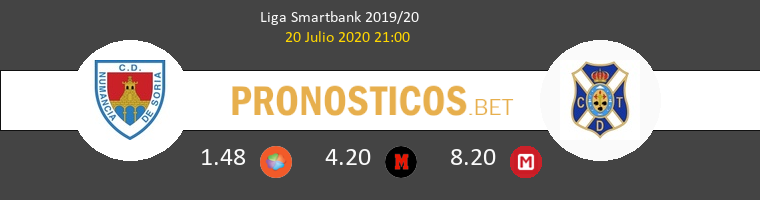Numancia Tenerife Pronostico 20/07/2020 1