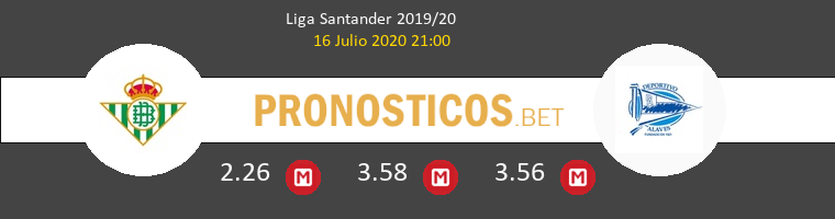 Real Betis Alavés Pronostico 16/07/2020 1
