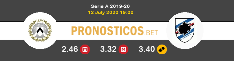 Udinese Sampdoria Pronostico 12/07/2020 1