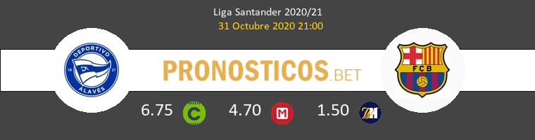 Alavés vs Barcelona Pronostico (31 Oct 2020) 1