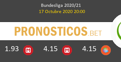 B. Mönchengladbach Wolfsburgo Pronostico 17/10/2020 4