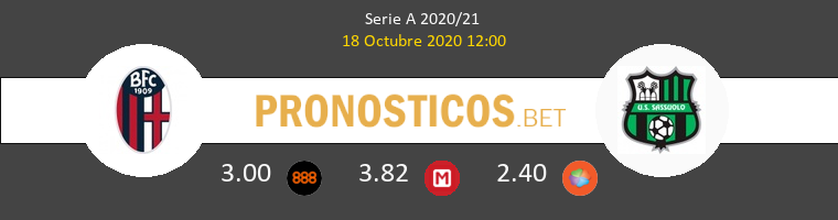 Bologna Sassuolo Pronostico 18/10/2020 1
