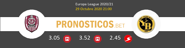 CFR Cluj vs Young Boys Pronostico (29 Oct 2020) 1