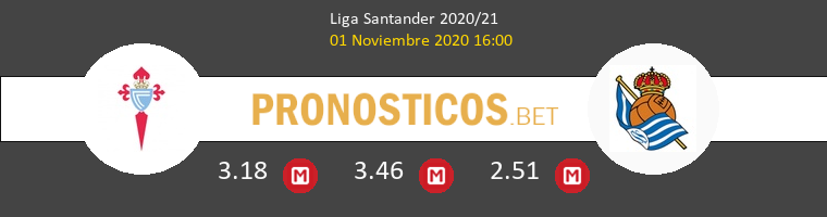 Celta vs Real Sociedad Pronostico (1 Nov 2020) 1