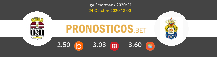 F.C. Cartagena vs Las Palmas Pronostico (24 Oct 2020) 1