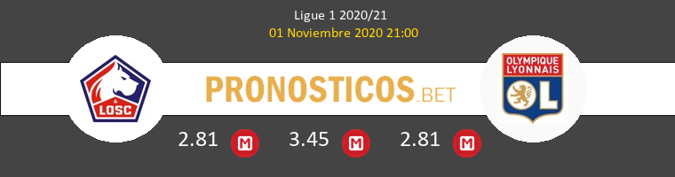 Lille vs Lyon Pronostico (1 Nov 2020) 1