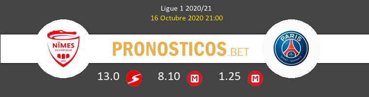 Nimes PSG Pronostico 16/10/2020 1