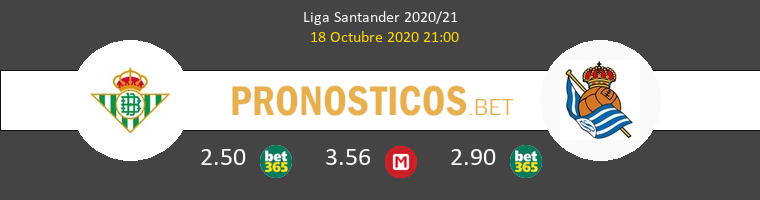 Real Betis Real Sociedad Pronostico 18/10/2020 1