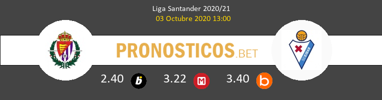 Real Valladolid Eibar Pronostico 03/10/2020 1
