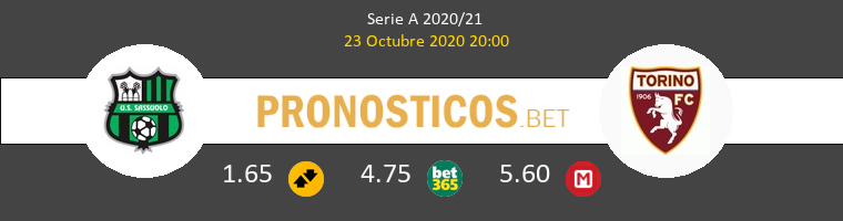 Sassuolo Torino Pronostico 23/10/2020 1