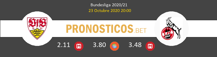 Stuttgart Koln Pronostico 23/10/2020 1