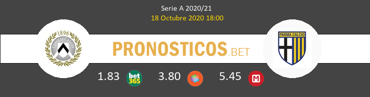 Udinese Parma Pronostico 18/10/2020 1