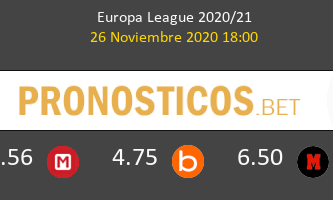 AEK Athens vs Zorya Luhansk Pronostico (26 Nov 2020) 1