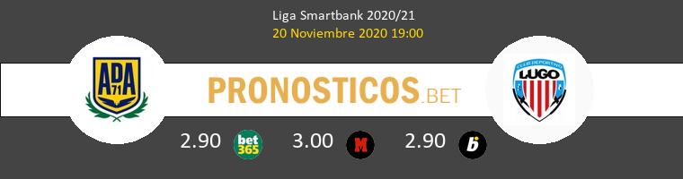 Alcorcón vs Lugo Pronostico (20 Nov 2020) 1