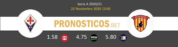 Fiorentina vs Benevento Pronostico (22 Nov 2020) 1