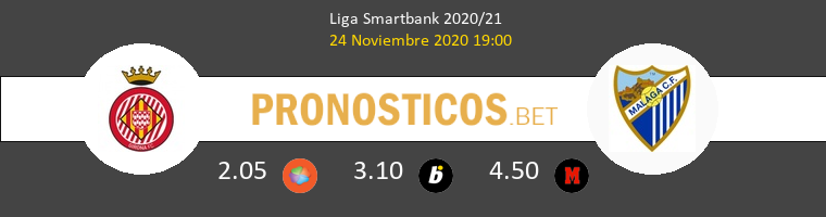 Girona vs Málaga Pronostico (24 Nov 2020) 1