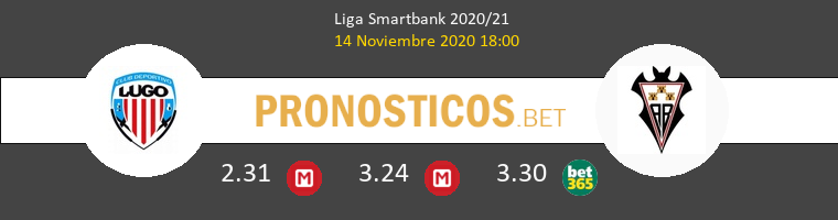 Lugo vs Albacete Pronostico (14 Nov 2020) 1