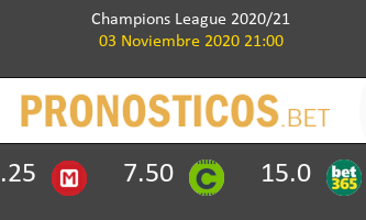 Manchester City vs Olympiacos Piraeus Pronostico (3 Nov 2020) 1