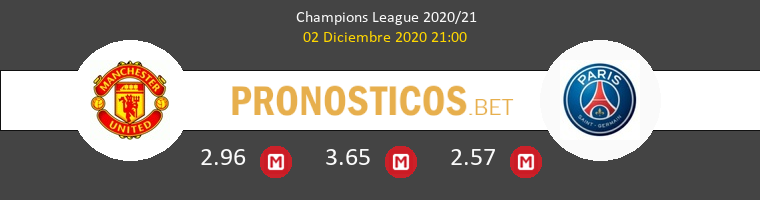 Manchester United vs Paris Saint Germain Pronostico (2 Dic 2020) 1