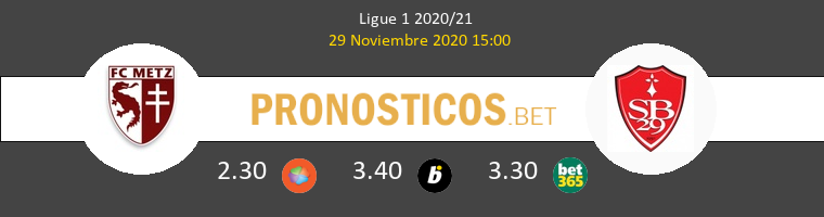 Metz vs Stade Brestois Pronostico (29 Nov 2020) 1