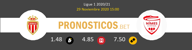 Monaco vs Nimes Pronostico (29 Nov 2020) 1