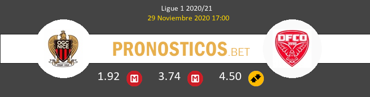 Niza vs Dijon FCO Pronostico (29 Nov 2020) 1