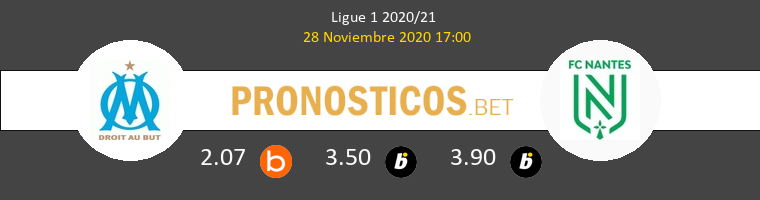 Marsella vs Nantes Pronostico (28 Nov 2020) 1
