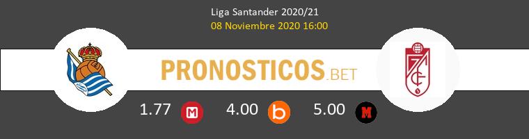 Real Sociedad vs Granada Pronostico (8 Nov 2020) 1