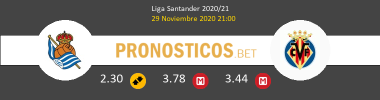 Real Sociedad vs Villarreal Pronostico (29 Nov 2020) 1