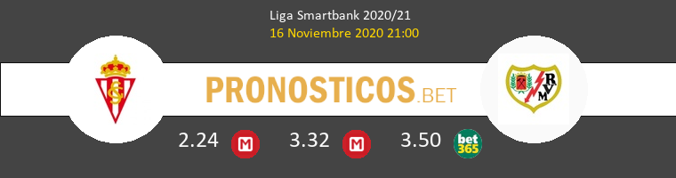 Real Sporting vs Rayo Vallecano Pronostico (16 Nov 2020) 1