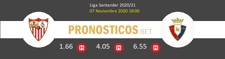 Sevilla vs Osasuna Pronostico (7 Nov 2020) 1