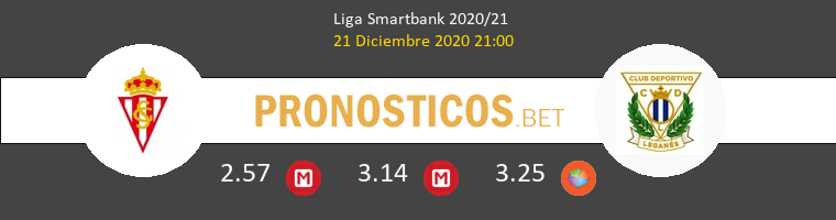 Real Sporting vs Leganés Pronostico (21 Dic 2020) 1