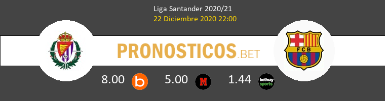 Real Valladolid vs Barcelona Pronostico (22 Dic 2020) 1