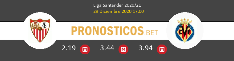 Sevilla vs Villarreal Pronostico (29 Dic 2020) 1