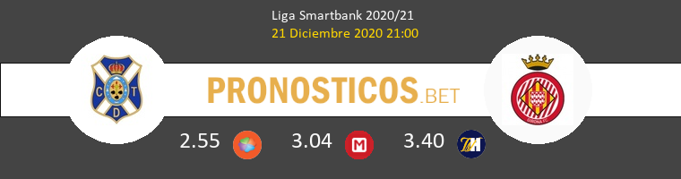 Tenerife vs Girona Pronostico (21 Dic 2020) 1