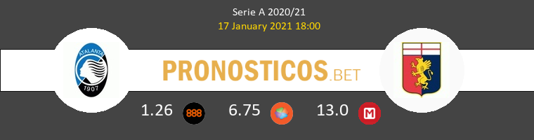 Atalanta vs Génova Pronostico (17 Ene 2021) 1