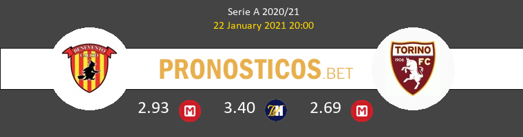 Benevento vs Torino Pronostico (22 Ene 2021) 1