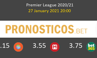 Brighton Hove Albion vs Fulham Pronostico (27 Ene 2021) 1