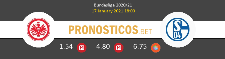 Eintracht Frankfurt vs Schalke 04 Pronostico (17 Ene 2021) 1
