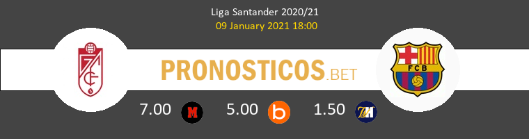 Granada vs Barcelona Pronostico (9 Ene 2021) 1