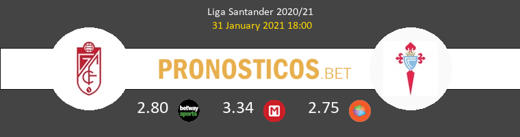 Granada vs Celta Pronostico (31 Ene 2021) 1
