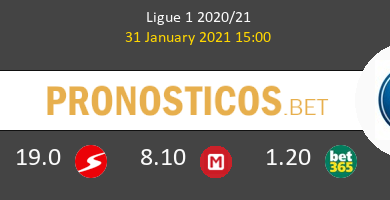 Lorient vs Paris Saint Germain Pronostico (31 Ene 2021) 4