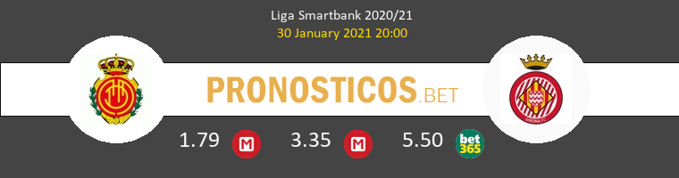 Mallorca vs Girona Pronostico (30 Ene 2021) 1