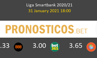 Mirandés vs Las Palmas Pronostico (31 Ene 2021) 2