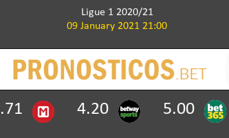 Monaco vs Angers SCO Pronostico (9 Ene 2021) 1