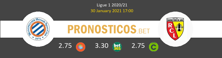 Montpellier vs Lens Pronostico (30 Ene 2021) 1