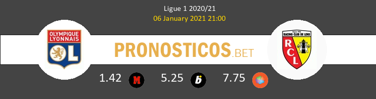 Olympique Lyonnais vs Lens Pronostico (6 Ene 2021) 1