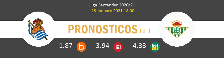 Real Sociedad vs Real Betis Pronostico (23 Ene 2021) 1
